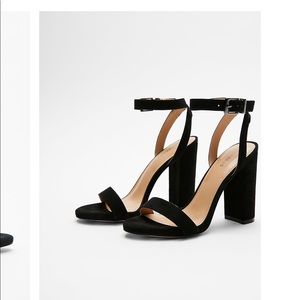 Express thick heeled sandals